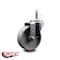 Service Caster Semi Steel Swivel Grip Ring Stem Caster 4'' Wheel & 7/16'' Stem SCC-GR20S414-SSS-716138 - alternate 3